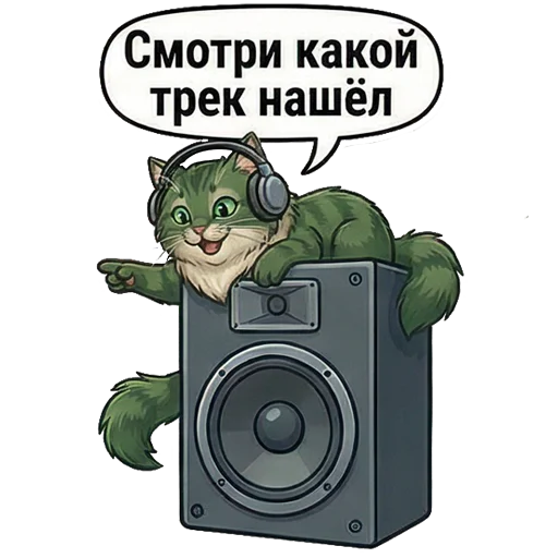 🪩 Стикер «Marsik The Cat» для Telegram