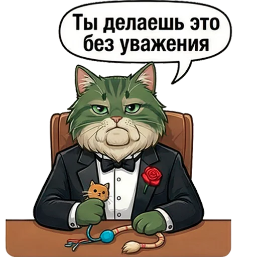 😎 Стикер «Marsik The Cat» для Telegram