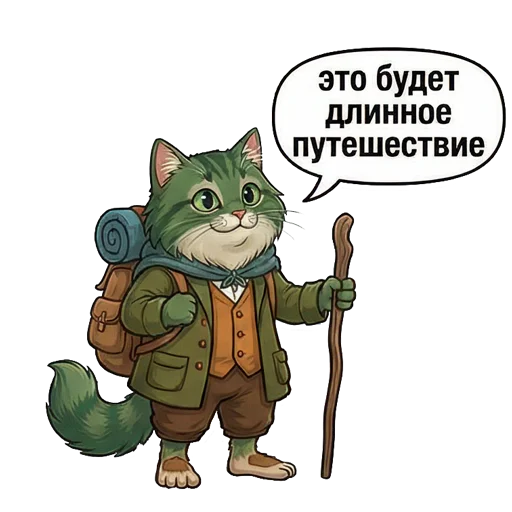 🦵 Стикер «Marsik The Cat» для Telegram
