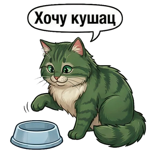 🍔 Стикер «Marsik The Cat» для Telegram