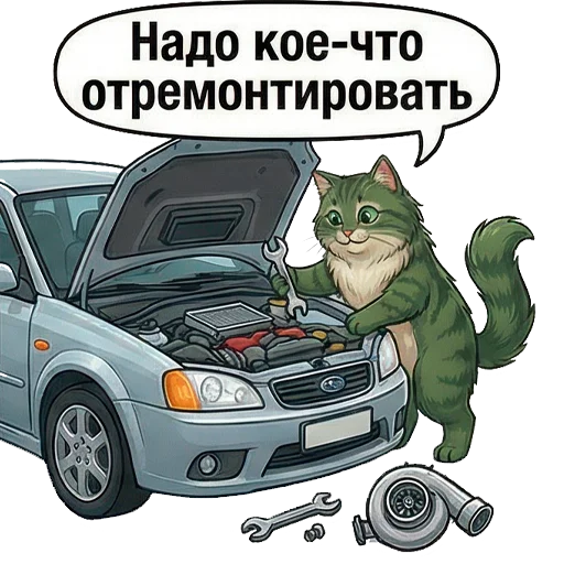 🪛 Стикер «Marsik The Cat» для Telegram