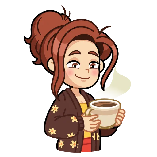☕ Стикер «Марта» для Telegram
