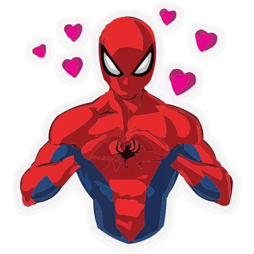 Стикер 9 Spider-Man HD