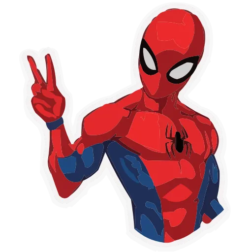 Стикер 6 Spider-Man HD