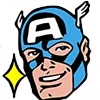 Стикер 47 Набор эмоджи по вселенной «Marvel Марвел»