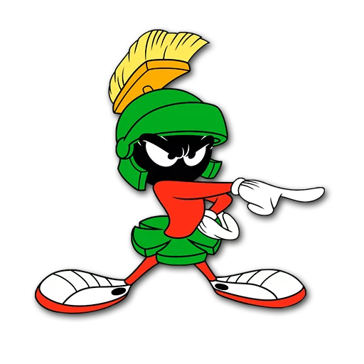 Стикерпак Marvin The Martian / для Telegram