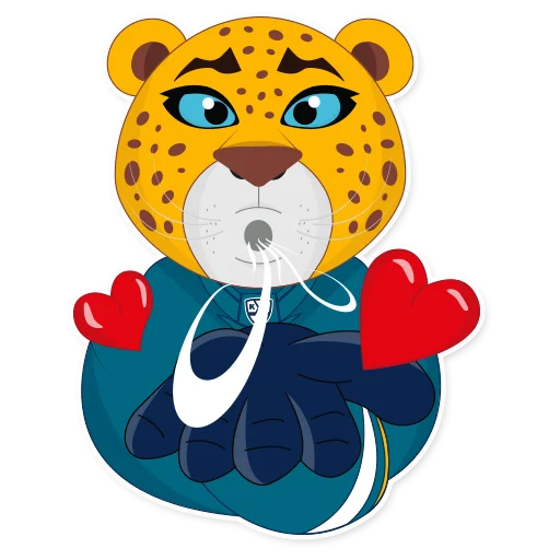 🥰 Стикер «Тот самый леопард Лео» для Telegram