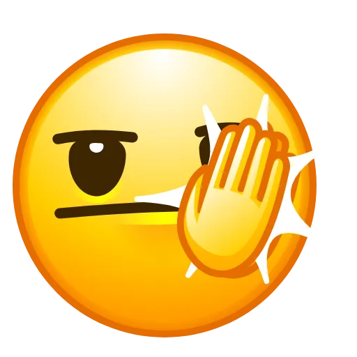 Стикер 44 Mashup Emoji