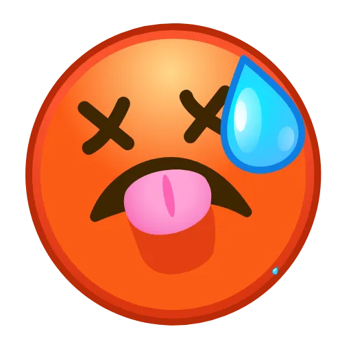 Стикер 55 Mashup Emoji
