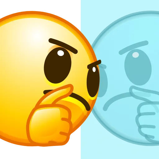 Стикер 46 Mashup Emoji