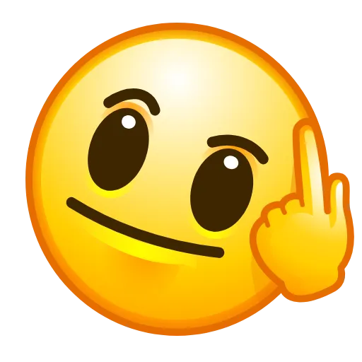 Стикер 49 Mashup Emoji