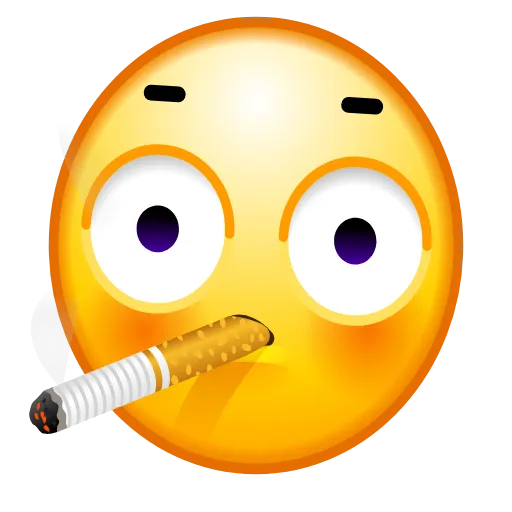 Стикер 45 CURSED EMOJI