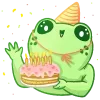 Стикер 30 🤗 Лягушки
