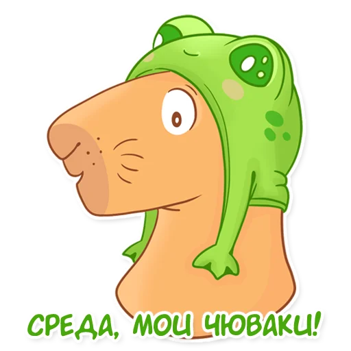 🐸 Стикер «Капи Барри» для Telegram