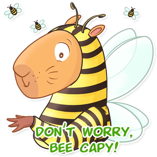 🐝 Стикер «Капи Барри» для Telegram