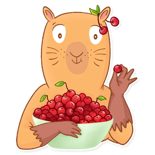 🍒 Стикер «Капи Барри» для Telegram
