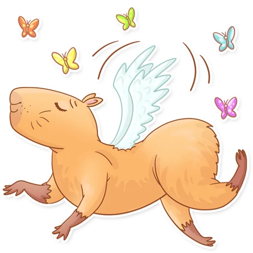 🦋 Стикер «Капи Барри» для Telegram