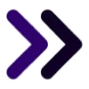 ▪️ Эмодзи «Темно-фиолетовые буквы с обводкой» для Telegram