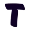 ▪️ Эмодзи «Темно-фиолетовые буквы с обводкой» для Telegram