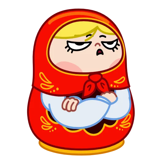 Стикер 8 Матрёна