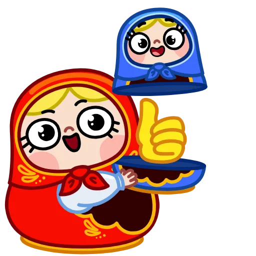 Стикер 18 Матрёна