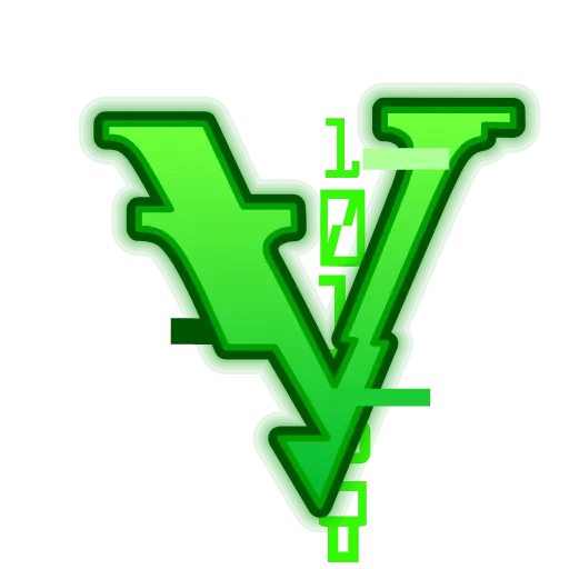 Стикер 22 Matrix Font