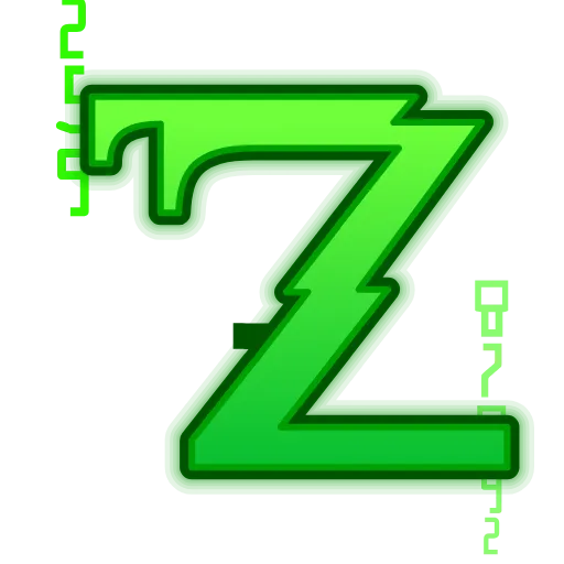 Стикер 26 Matrix Font
