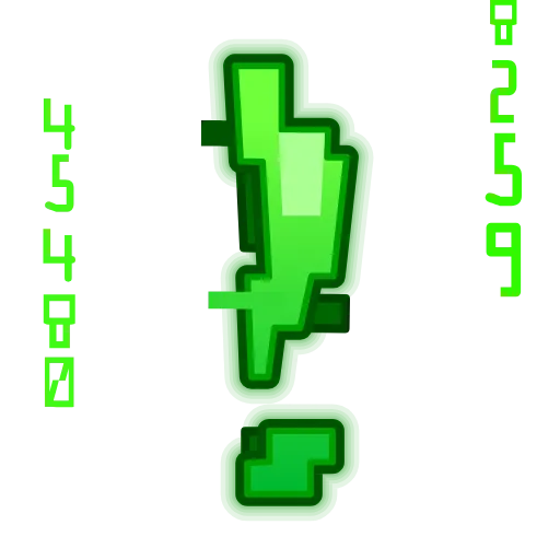 Стикер 32 Matrix Font