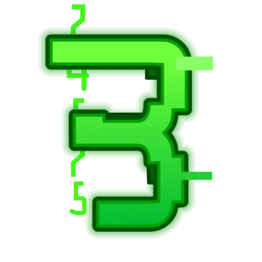 Стикер 46 Matrix Font