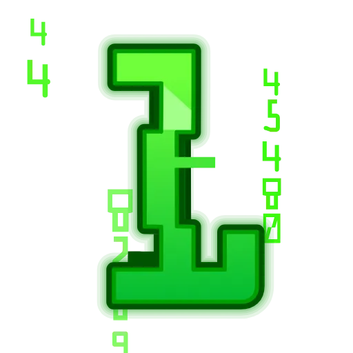 Стикер 44 Matrix Font