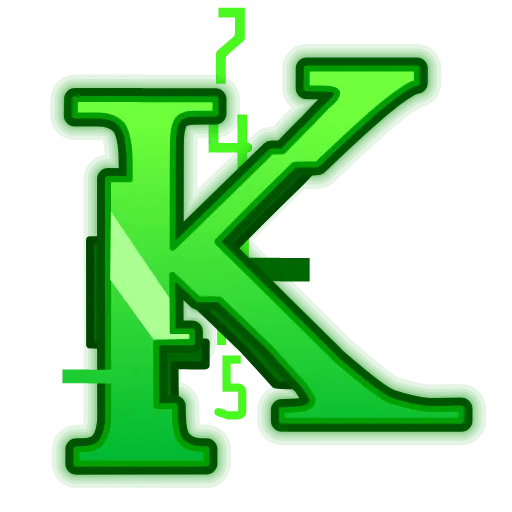 Стикер 11 Matrix Font