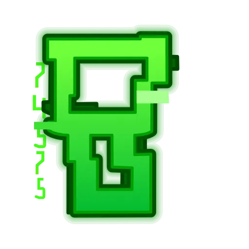 Стикер 51 Matrix Font