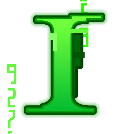Стикер 9 Matrix Font