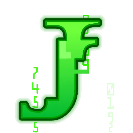 Стикер 10 Matrix Font