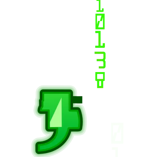 Стикер 35 Matrix Font