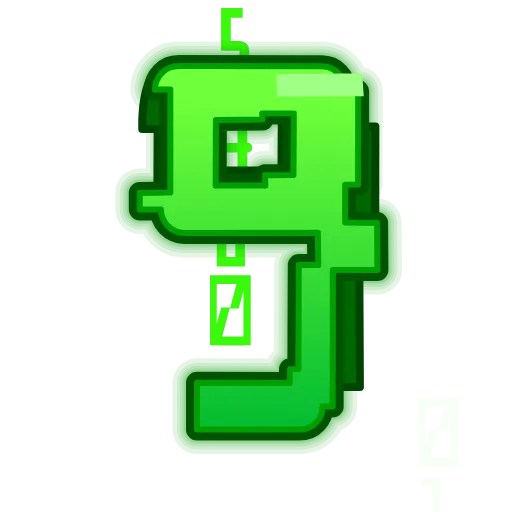 Стикер 52 Matrix Font