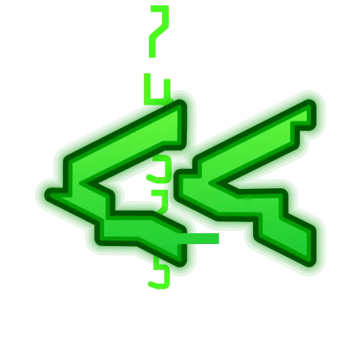 Стикер 53 Matrix Font
