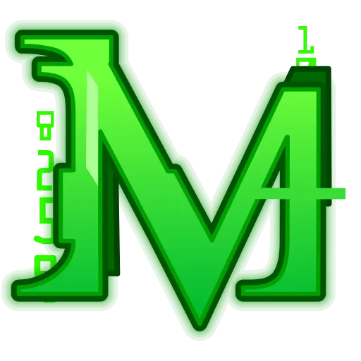 Стикер 12 Matrix Font