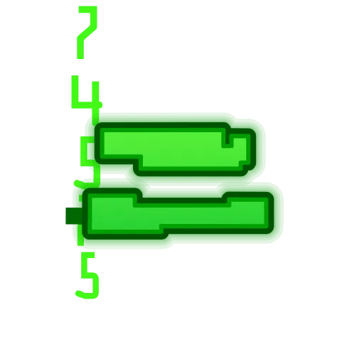 Стикер 40 Matrix Font