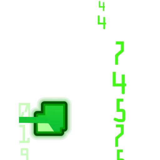 Стикер 34 Matrix Font
