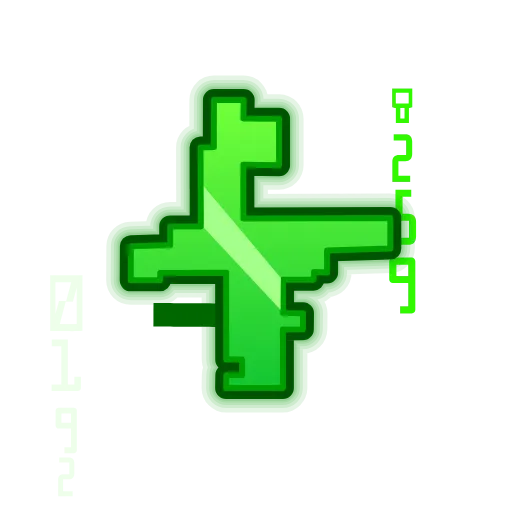 Стикер 38 Matrix Font
