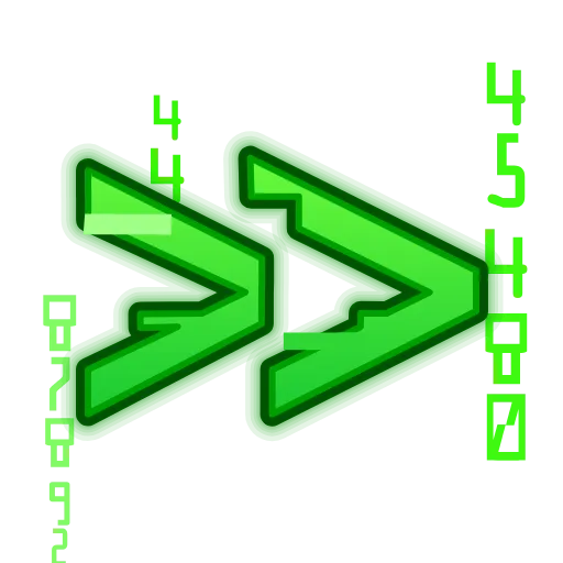 Стикер 54 Matrix Font