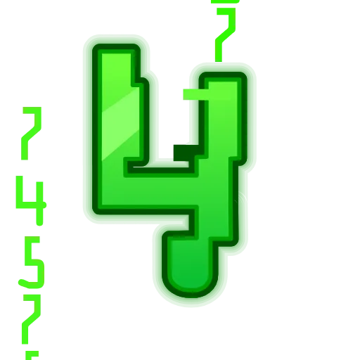 Стикер 47 Matrix Font