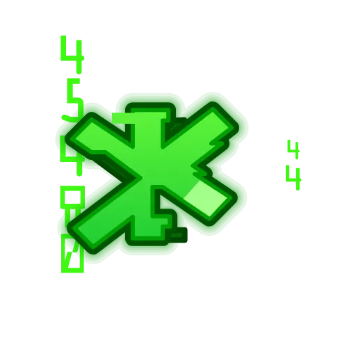Стикер 36 Matrix Font