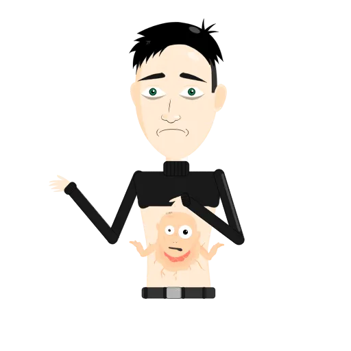 🤷‍♂️ Стикер «Максирок» для Telegram