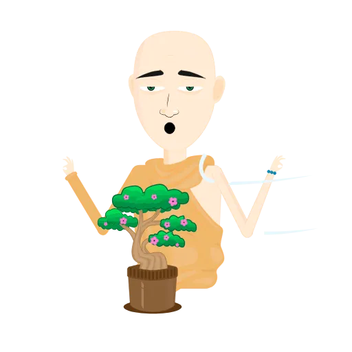 🧘‍♂️ Стикер «Максирок» для Telegram