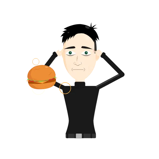 🍔 Стикер «Максирок» для Telegram