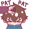 Стикер 11 Aiko Chan Emoj