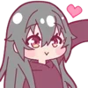 Стикер 10 Aiko Chan Emoj