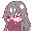 Стикер 34 Aiko Chan Emoj